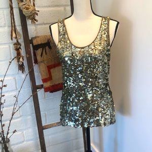 Alice and Olivia sequin top